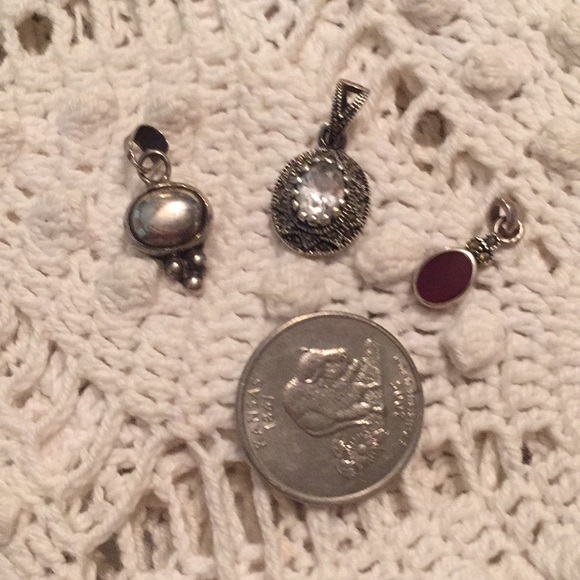 🌸 Assorted Sterling Pendants 🌸 - Picture 2 of 7